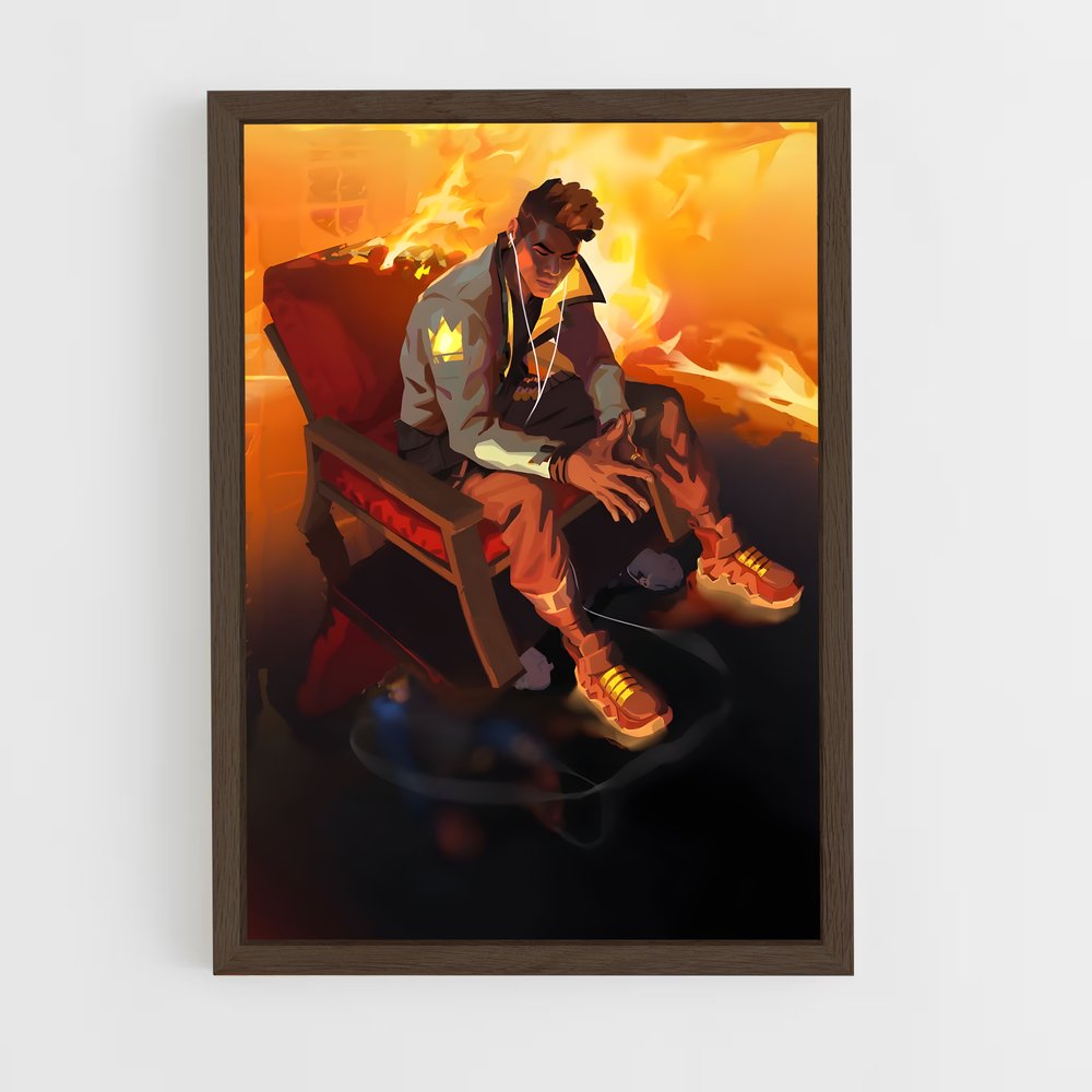 Poster Phoenix au Coeur des Flammes – affiche Valorant (vue 5)